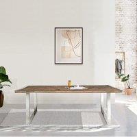 Indus Valley Railway Sleeper 8 Seater Dining Table