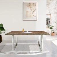 Indus Valley Railway Sleeper 6 Seater Dining Table