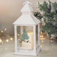 Personalised A Winters Night White LED Lantern