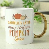 Personalised Pumpkin Spice Mug