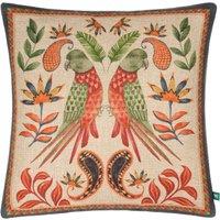 Wylder Tropics Parrot Square Cushion