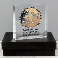 Personalised You Are My Sun My Moon Crystal Token