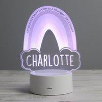 Personalised Rainbow Colour Changing Night LED Light