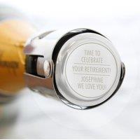 Personalised Classic Champagne Prosecco and Wine Bottle Stopper