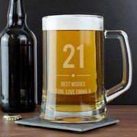 Personalised Birthday Stern Pint Tankard