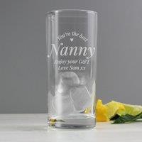 Personalised You Are The Best Highball Glass