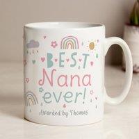 Personalised Best Ever Rainbows and Sunshine Mug