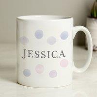 Personalised Spot Mug Pink