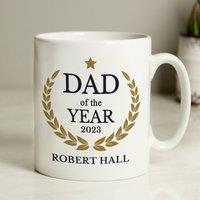 Personalised Dad of the Year Mug