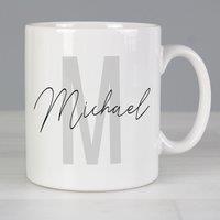 Personalised Name and Initial Mug