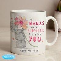 Personalised Me To You If Were Flowers Mug White