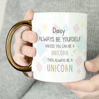 Personalised Always Be A Unicorn Mug