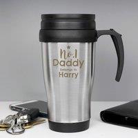 Personalised No1 Daddy Travel Mug