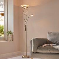 Vogue Lukas Mother & Child Metal Floor Lamp Gold