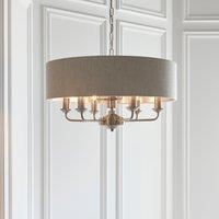 Vogue Sandringham 6 Light Pendant Light Silver/grey