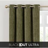 Chenille Ultra Blackout Eyelet Curtains