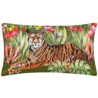 furn. Tiger Outdoor Boudoir Cushion MultiColoured