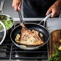 KitchenAid Non-Stick Ply Frying Pan, 28cm Silver