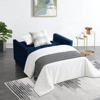 Summer Velvet Compact Double Sofa Bed