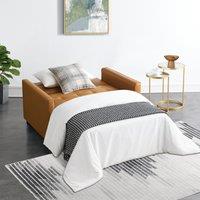 Sunita Compact Double Sofa Bed, Faux Leather