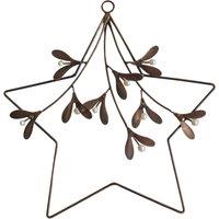 Artificial Star Mistletoe Wreath