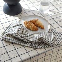 Set of 4 Check Napkins