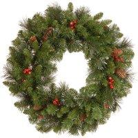 24" Crestwood Spruce Christmas Wreath