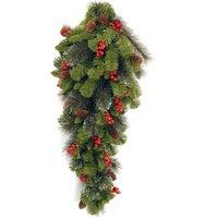 28" Crestwood Spruce Christmas Tree With Silver Bristles