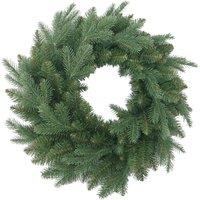 36" Mulberry Unfrosted Christmas Wreath