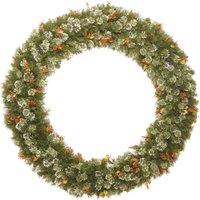 Wintry Pine 36" Christmas Wreath with Cones and Berries