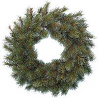 36" Frosted Ontario Pine Christmas Wreath