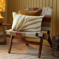 Bamboo Cotton Rectangle Cushion Bamboo Mustard