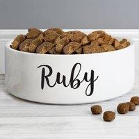 Personalised Medium Ceramic Pet Bowl