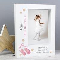 Personalised Swan Lake Ballet Portrait Box Photo Frame