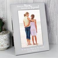 Personalised First My Mum Silver Portrait Photo Frame