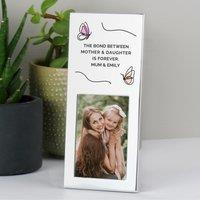 Personalised Small Butterfly Portrait Photo Frame