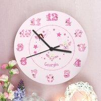 Personalised Fairy Wall Clock