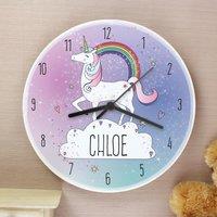 Personalised Unicorn Wooden Wall Clock