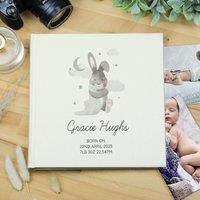 Personalised Baby Bunny Square Photo Album