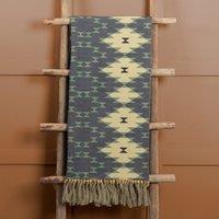 Kaya Cotton Throw 136cm x 200cm Sky (Blue)