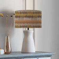 Albury Table Lamp with Mesa Shade Mesa Mid Brown