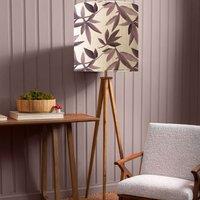 Aratus Tripod Floor Lamp with Silverwood Shade