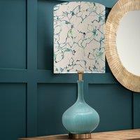 Ursula Table Lamp with Carrara Shade Carrara Ocean Blue