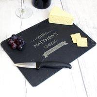 Personalised Perfectly Aged Slate Cheese Board