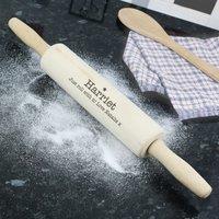 Personalised Baker Wooden Rolling Pin