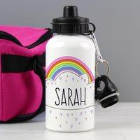 Personalised Rainbow Metal Drinks Bottle