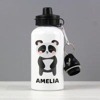 Personalised Panda Metal Drinks Bottle