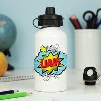 Personalised Superhero Metal Drinks Bottle