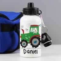 Personalised Tractor Metal Drinks Bottle