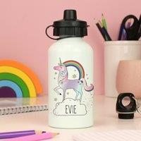 Personalised Unicorn Metal Drinks Bottle